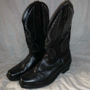 Laredo Brand Cowboy/ Biker boots